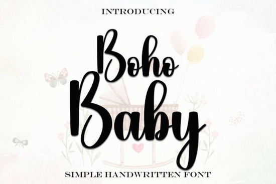 Bohobaby Font